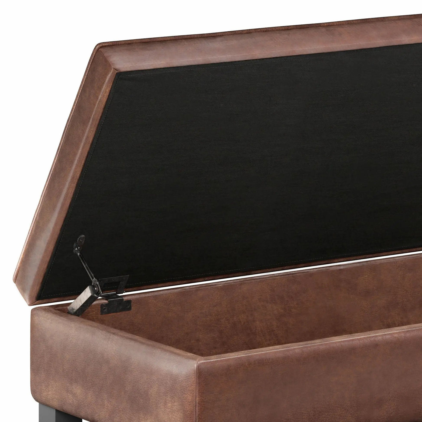 Cosmopolitan - Storage Ottoman Bench With Open Bottom by HouseOfZazla