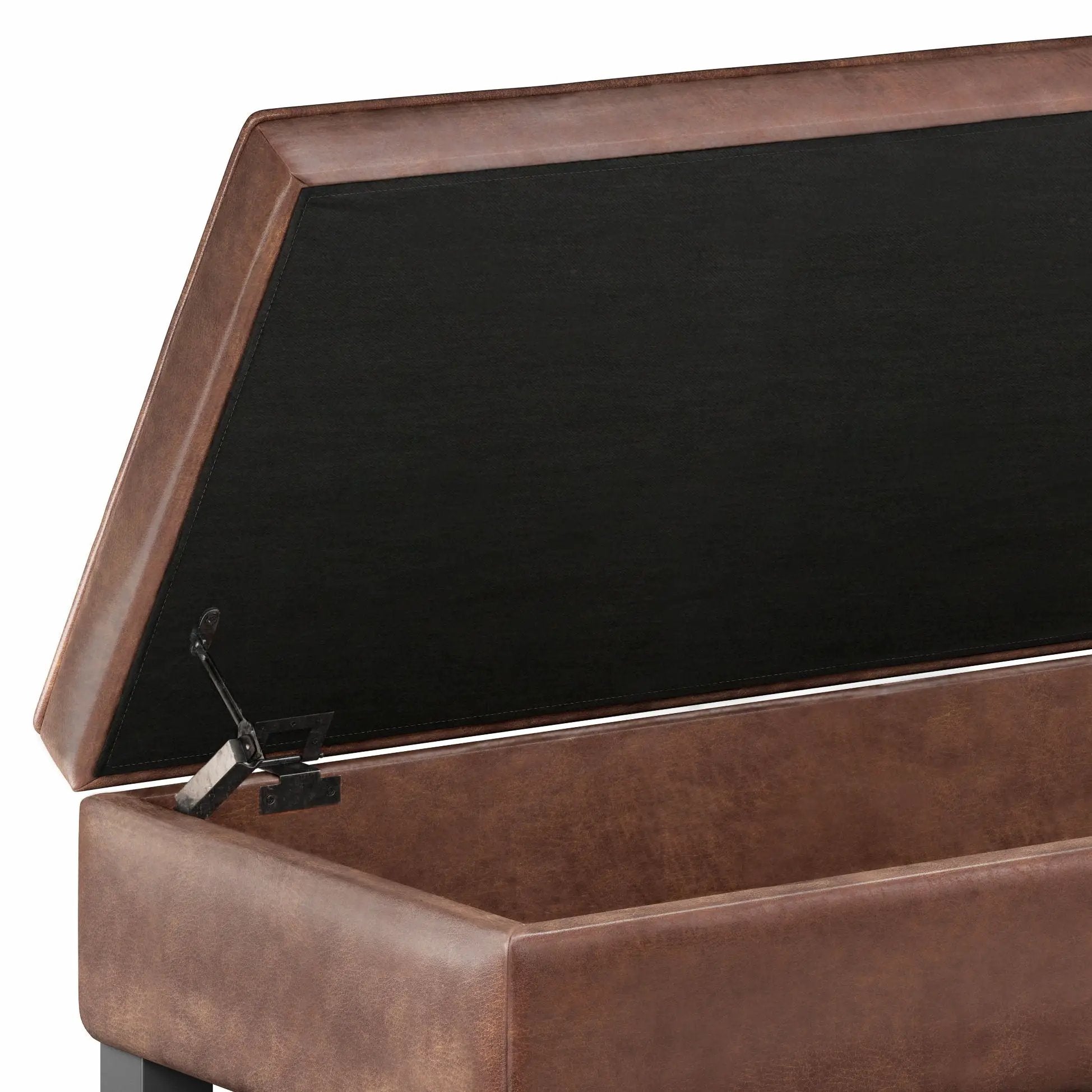 Cosmopolitan - Storage Ottoman Bench With Open Bottom by Unique Piece Furniture