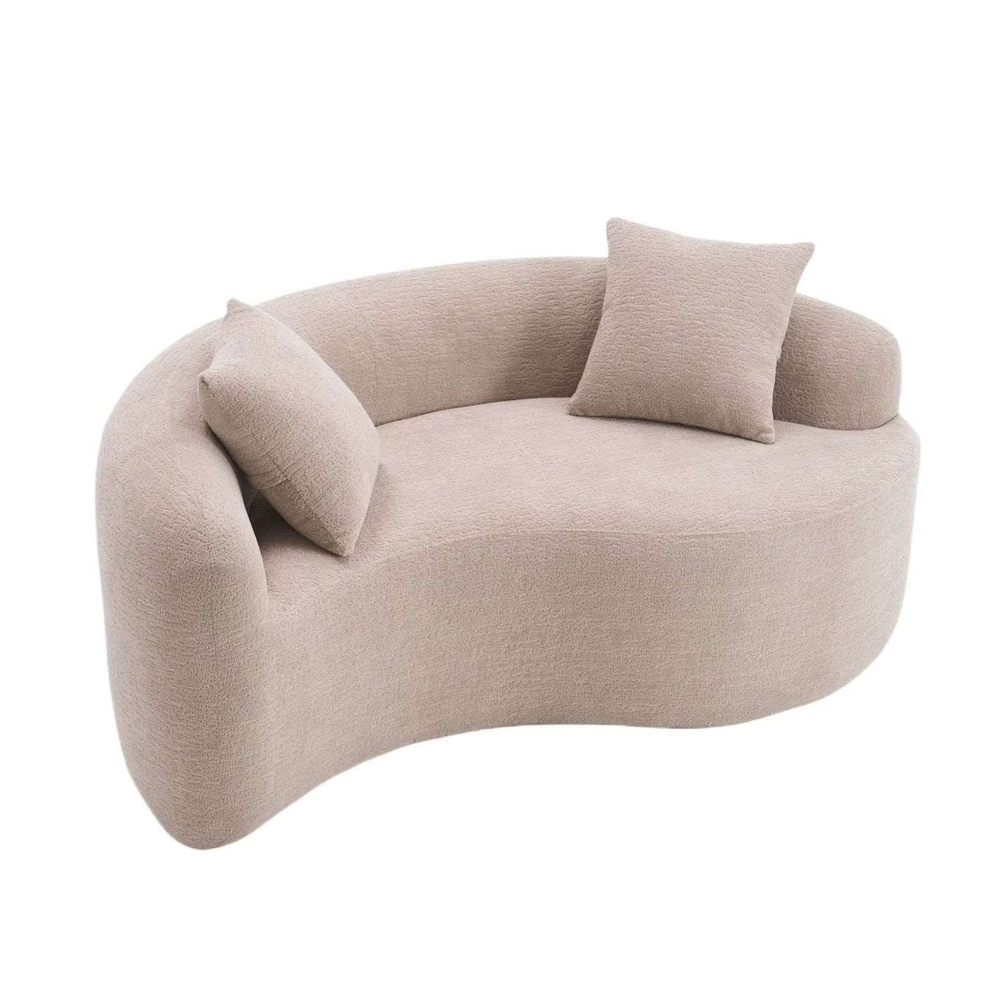Tai Chi - Curved Dual Depth Loveseat by HouseOfZazla