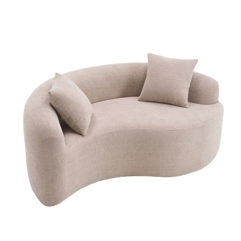 Tai Chi - Curved Dual Depth Loveseat by HouseOfZazla
