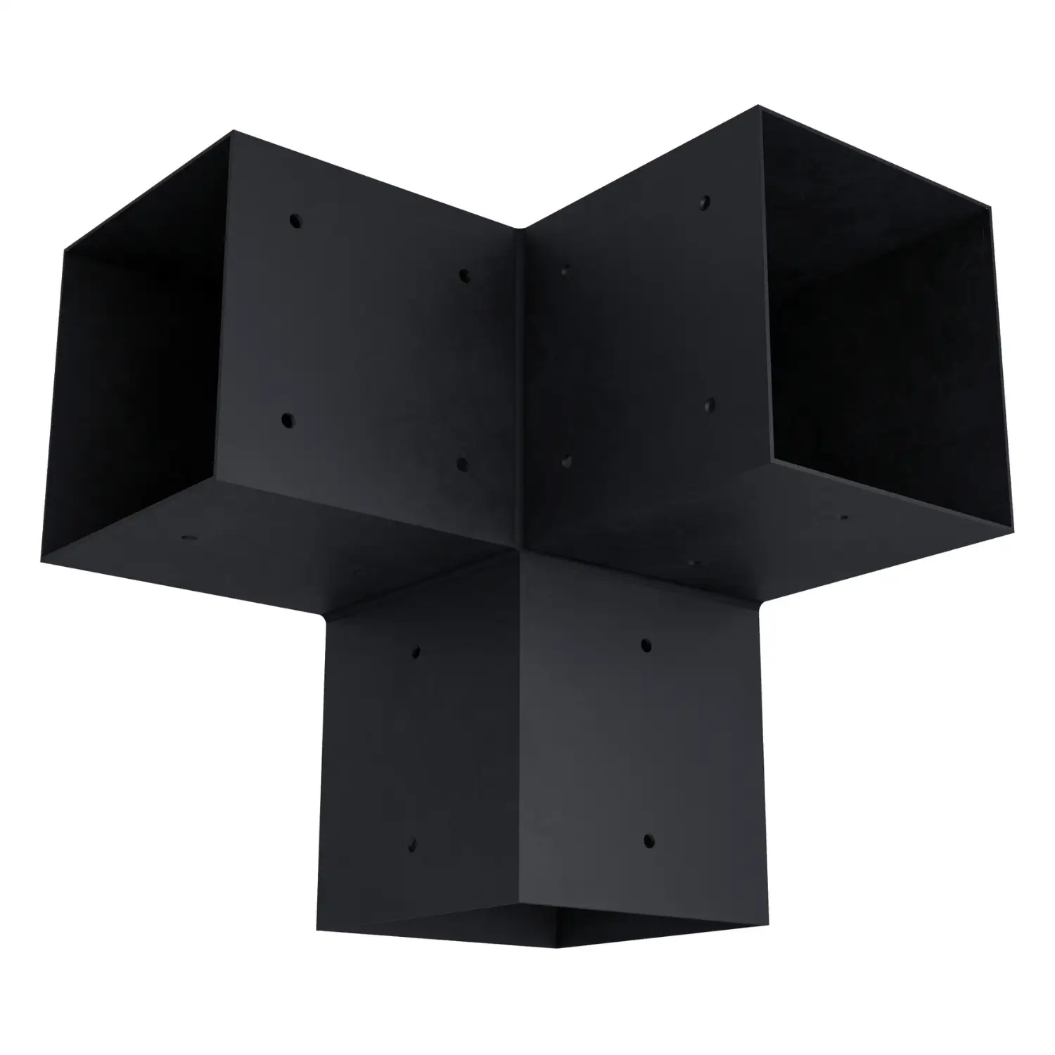 Pergola 3-Arm Post Bracket (for 6x6 Wood Posts) by Zen Pergolas