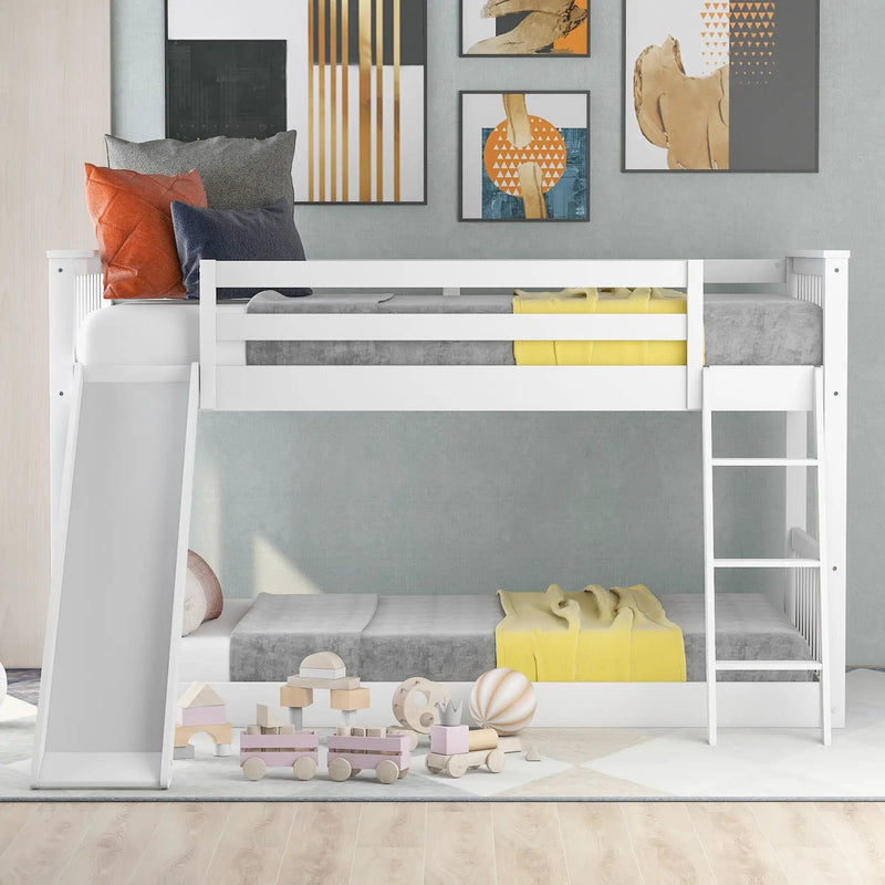 Bunk Bed & Convertible Slide And Ladder by Unique Piece Furniture