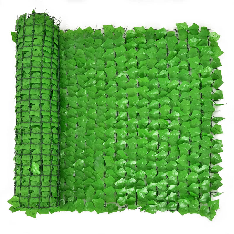 Artificial Ivy Privacy Fence 118 x 39 Inch Green Hedge Screen by DirectDeals
