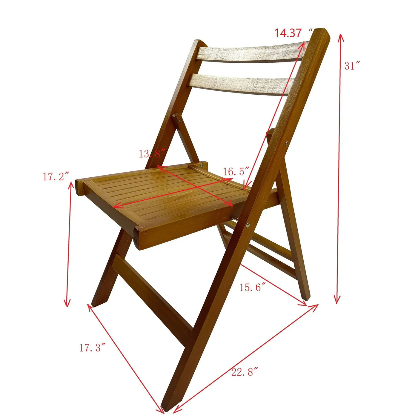 Folding Special Event Chair, Foldable Style (Set of 4) by HouseOfZazla
