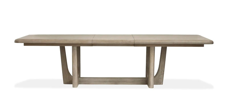 Braelyn - Extendable Trestle Dining Table - Dorian Gray, photo 7 of 7