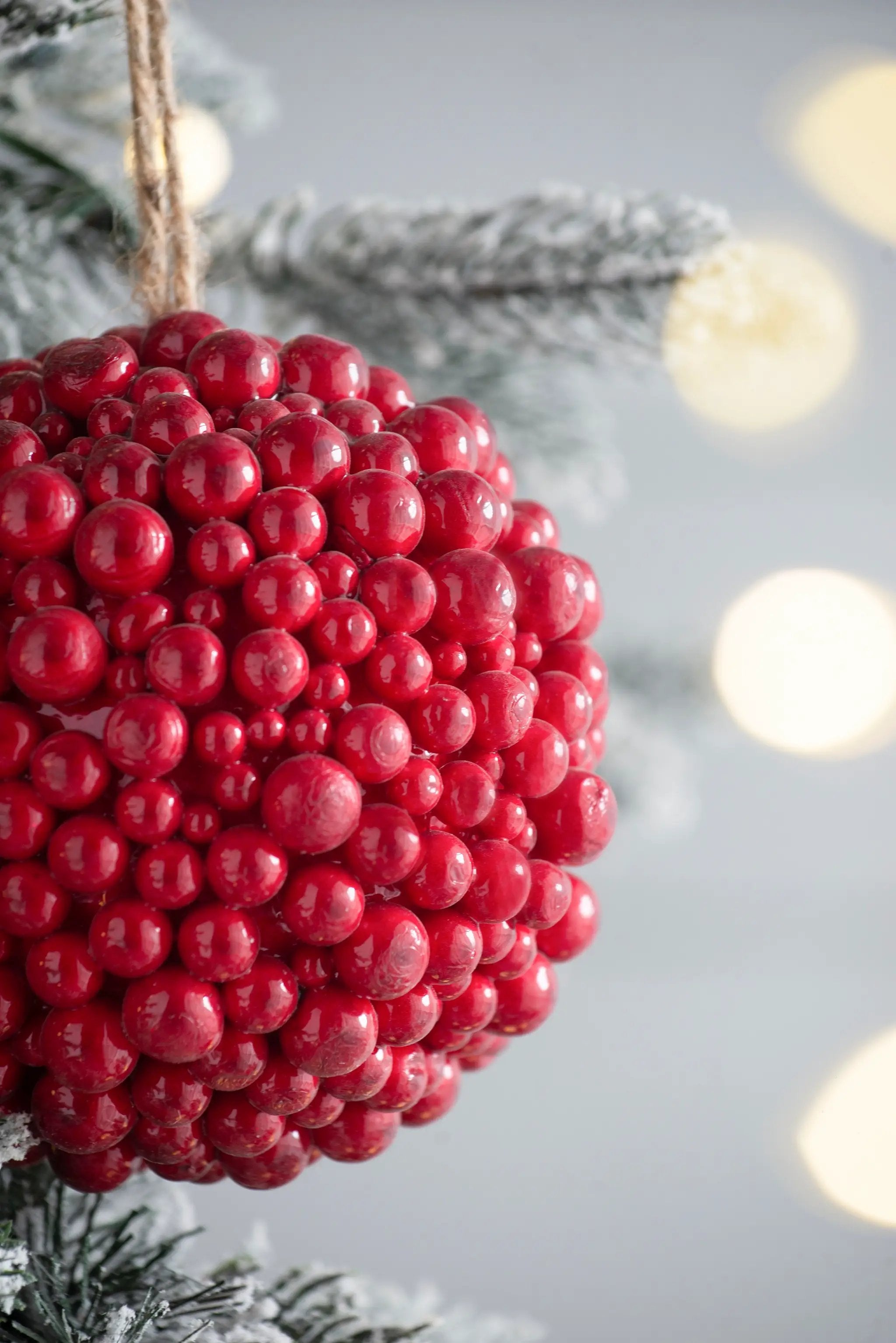 6.5" Traditional Red Berry Ball by HouseOfZazla