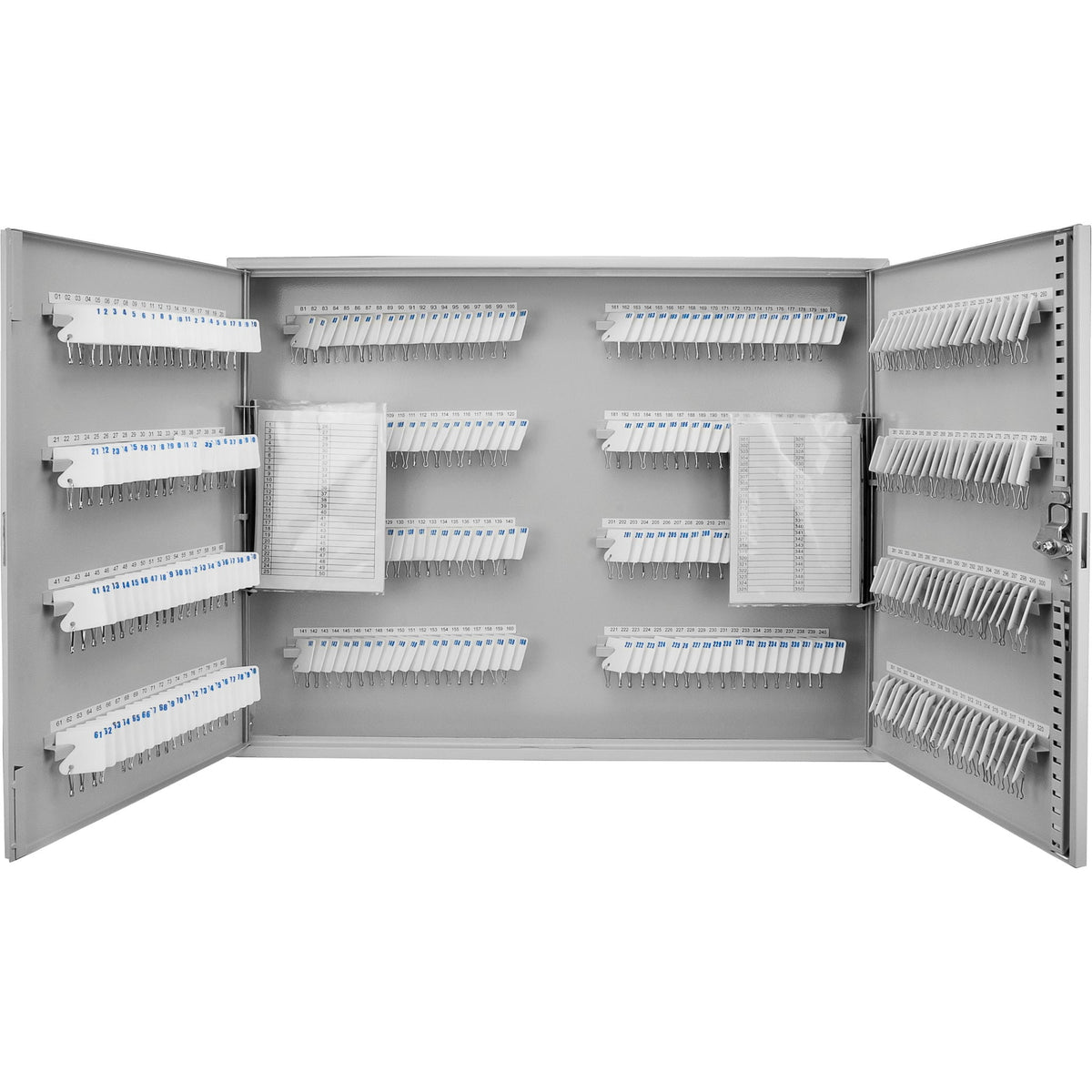 Adjustable Key Cabinet with Lock - Multiple Sizes, Gray or Black, photo 34 of 40
