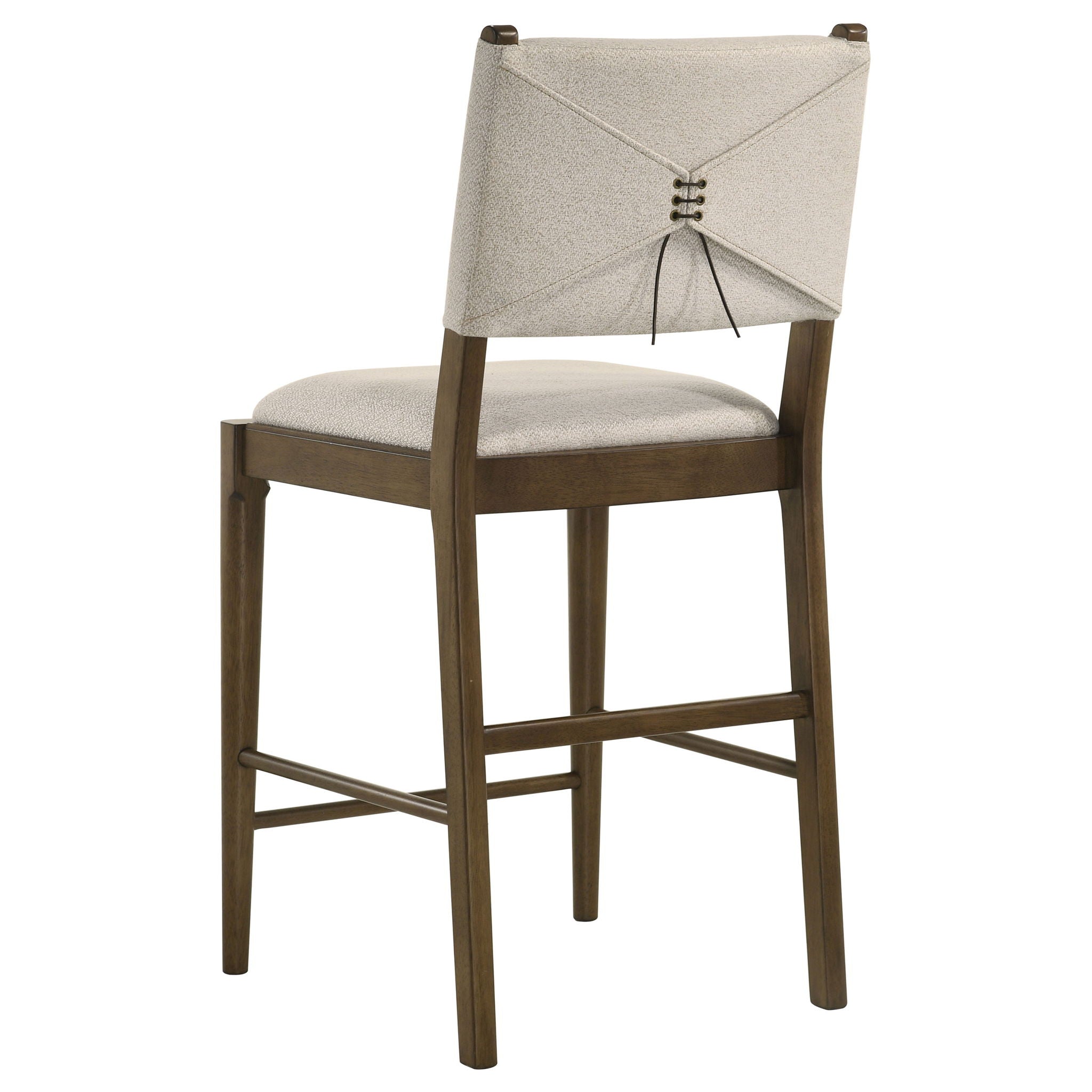 Crispin - Upholstered Counter Side Chair (Set of 2) - Brown by HouseOfZazla