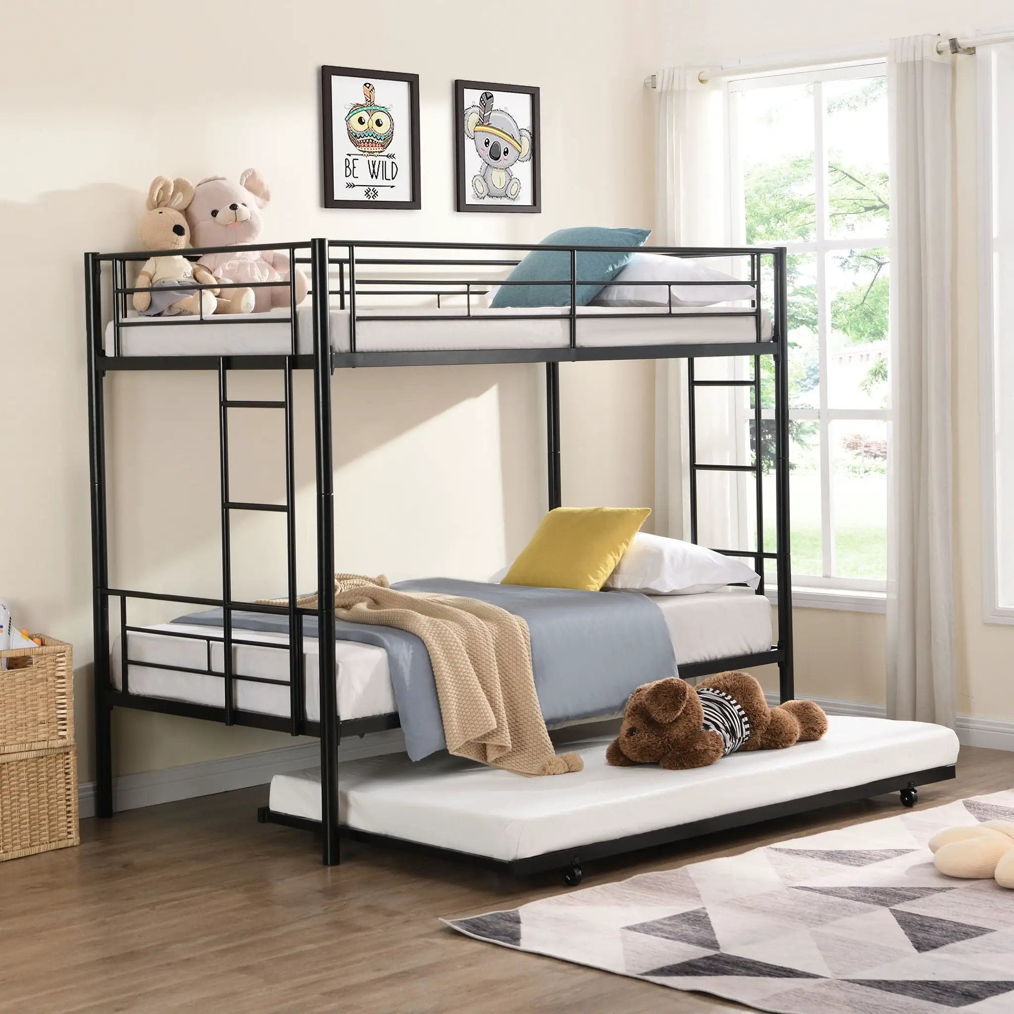 Bunk Bed With Trundle by HouseOfZazla