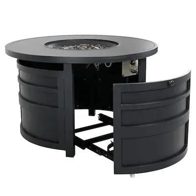 Darcy Aluminum Round Firepit Table by Outdoor-USA®