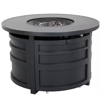 Darcy Aluminum Round Firepit Table by Outdoor-USA®