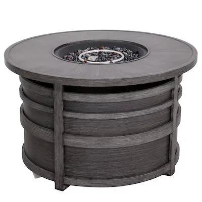 Darcy Aluminum Round Firepit Table by Outdoor-USA®