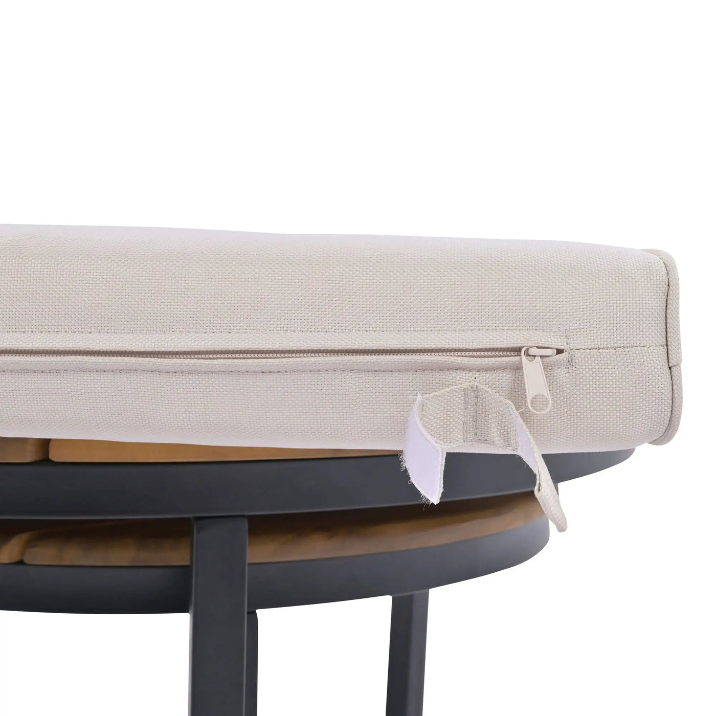 Modern Outdoor Sectional Sofa Set With Nesting Coffee Tables by HouseOfZazla