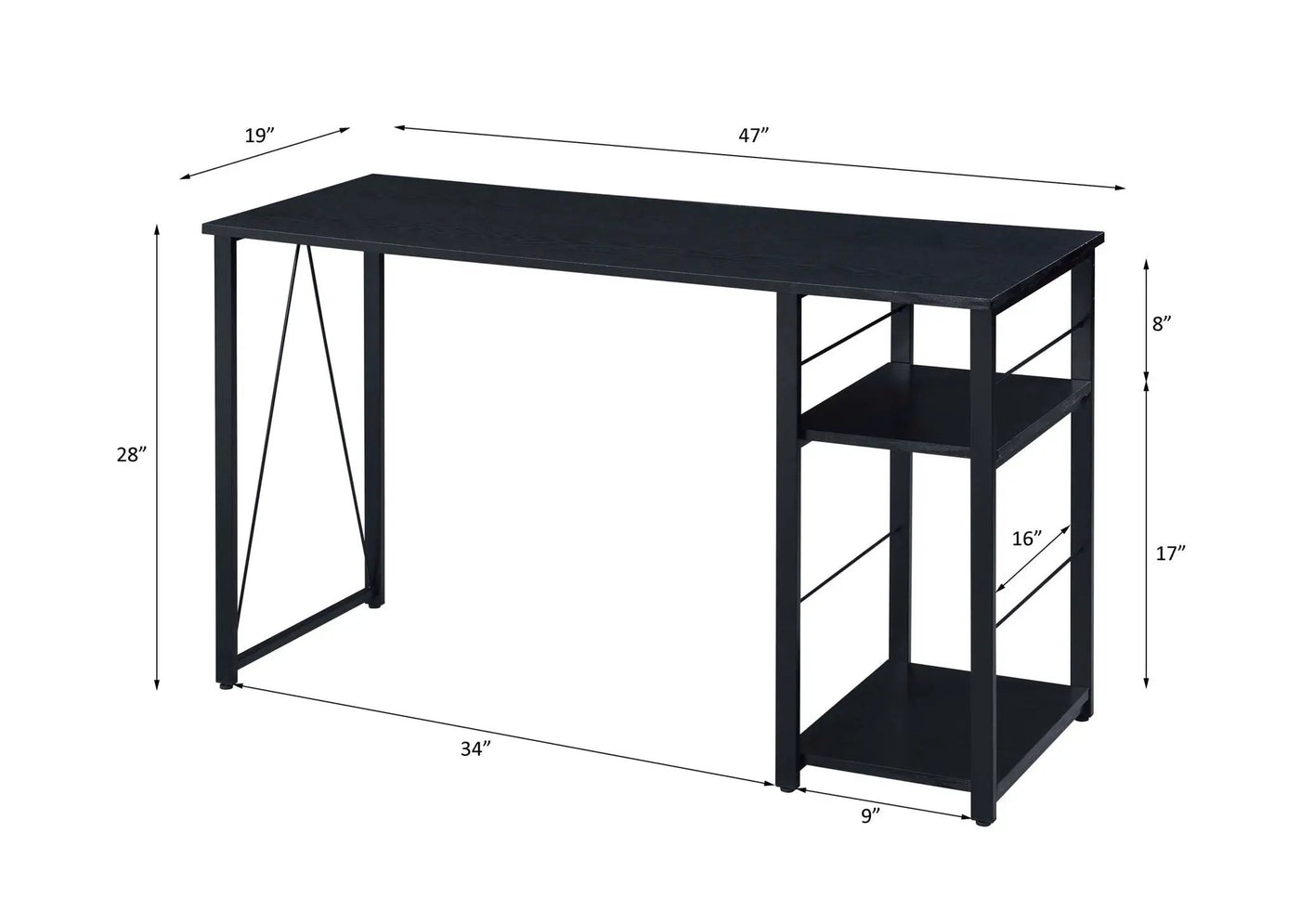Vadna - Writing Desk by Unique Piece Furniture