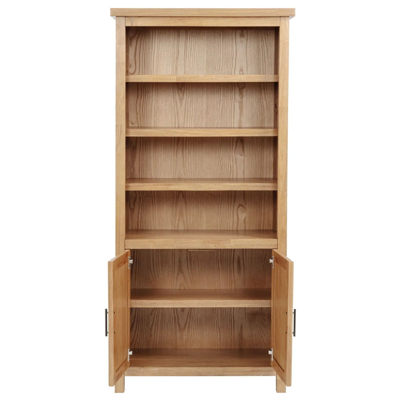 Vermes 72-inch 2-door Home Office Cabinet Bookcase Light Ash by Unique Piece Furniture
