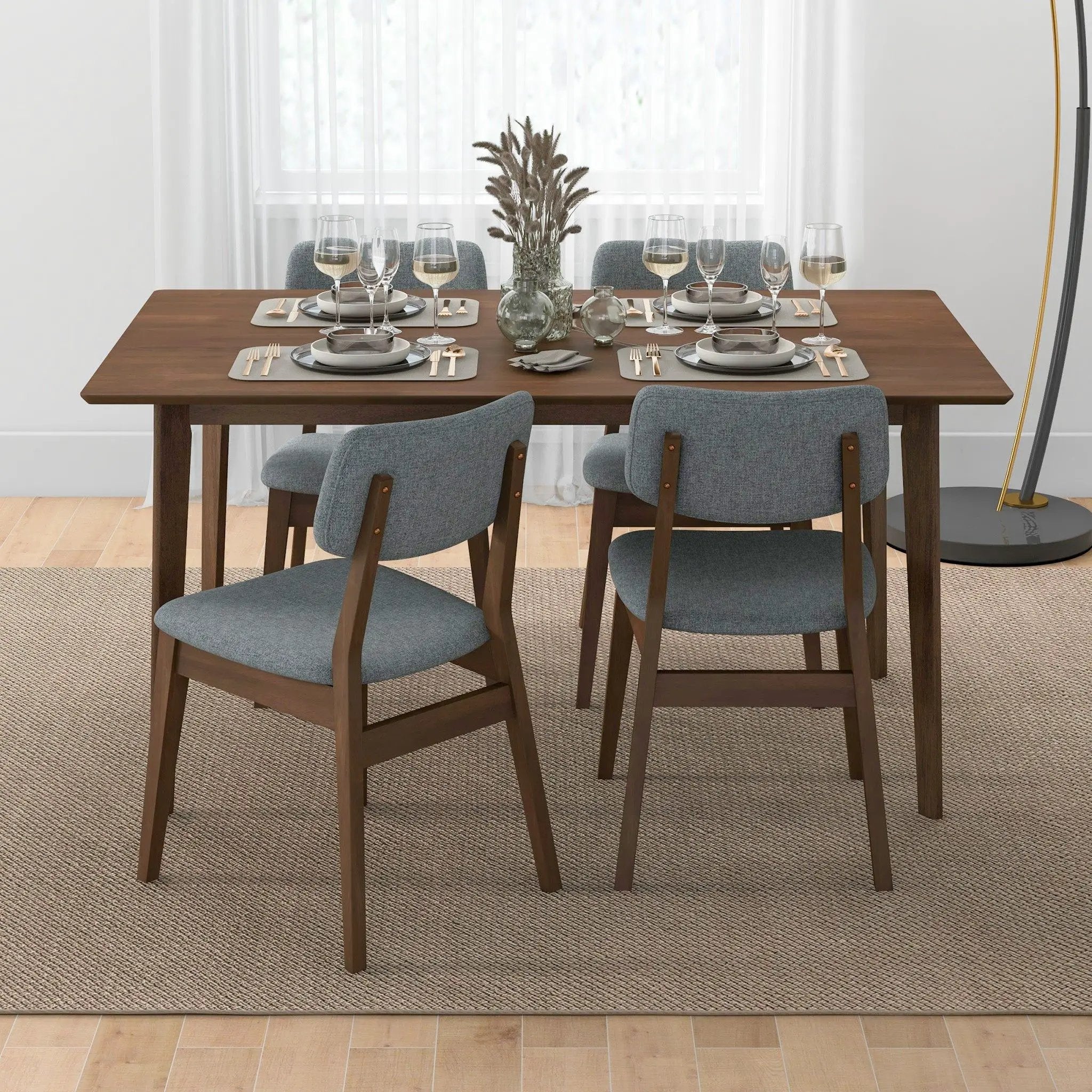 Carlos - Solid Back Side Chair (Set of 2) by HouseOfZazla