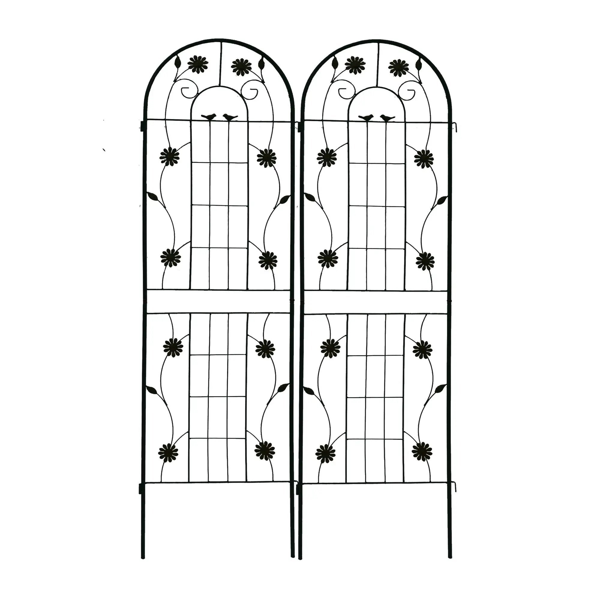 Metal Garden Trellis Rustproof Trellis For Climbing Plant Outdoor Flower Support by Unique Piece Furniture
