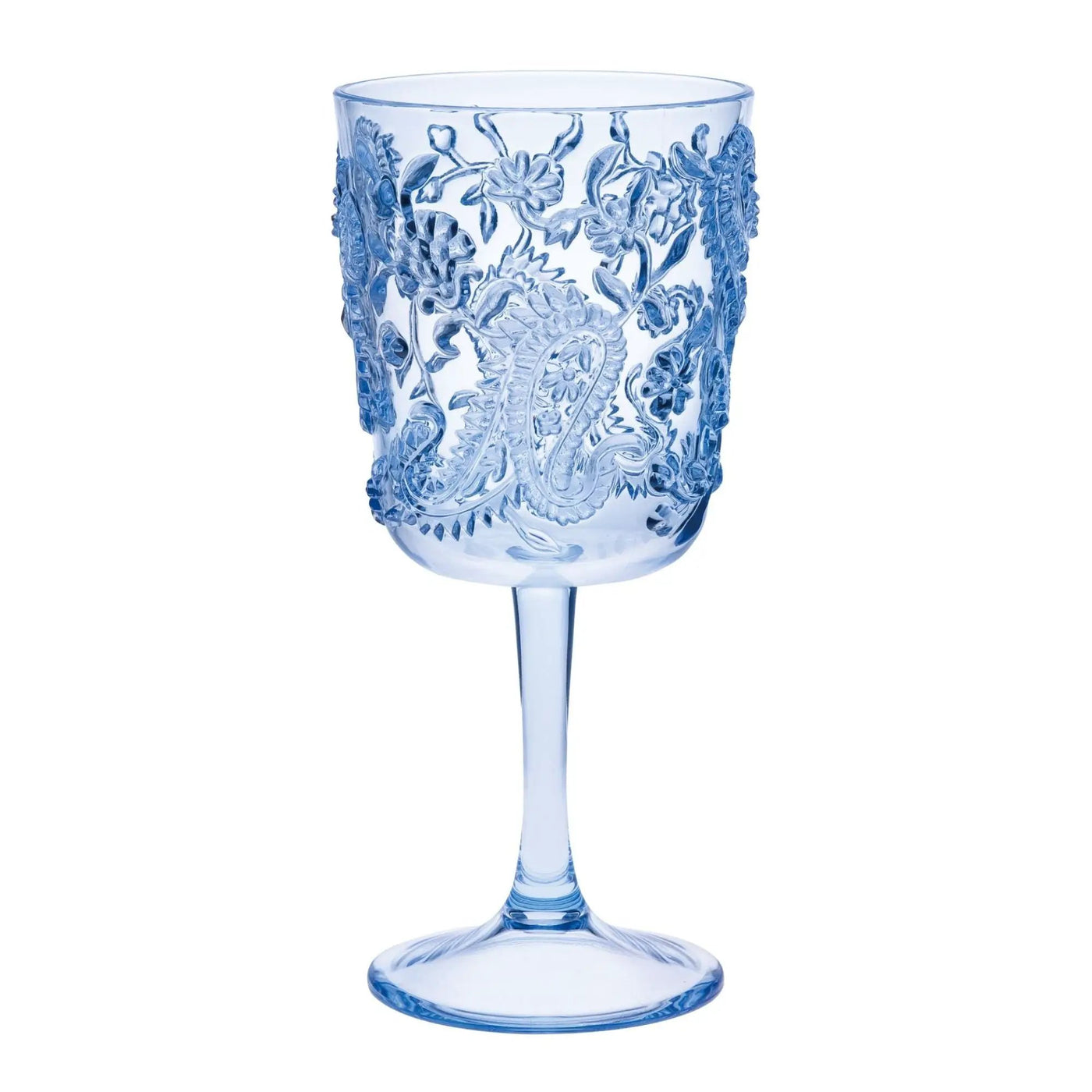 Paisley Acrylic Wine Glasses (Set of 4) by HouseOfZazla