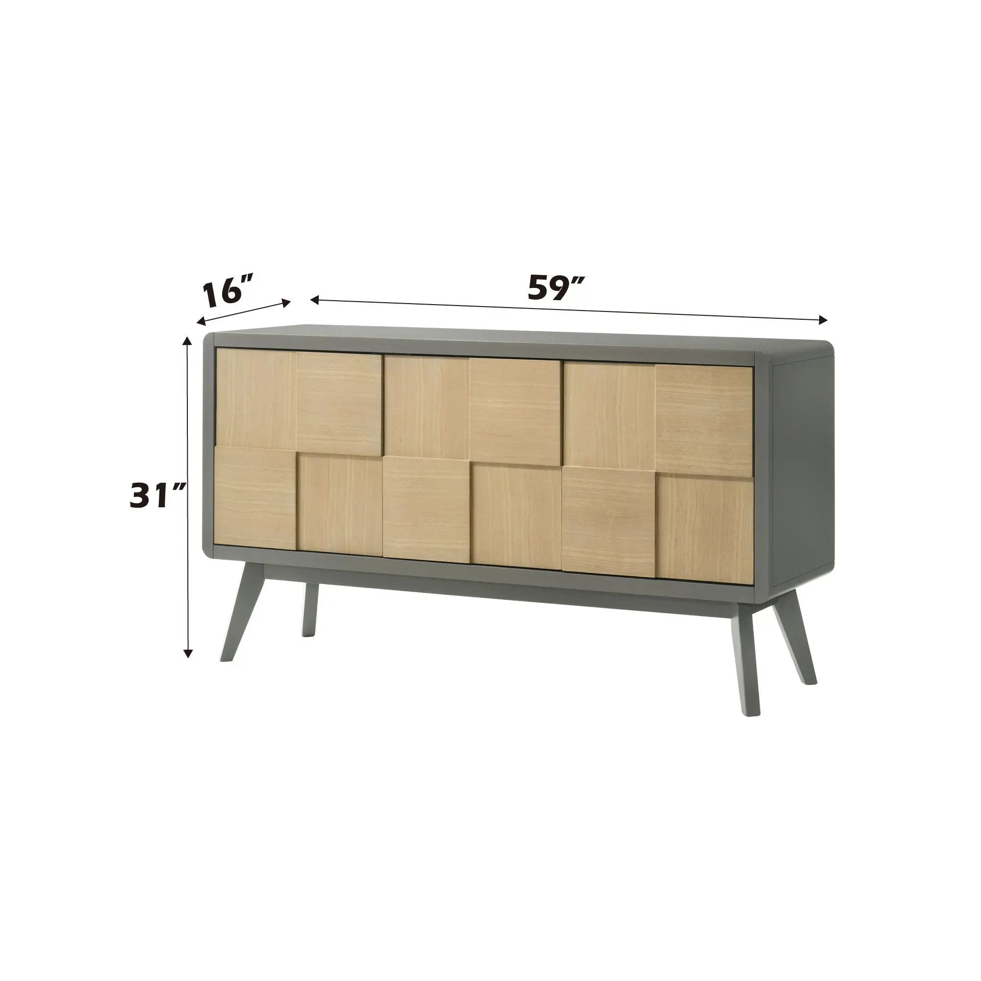Blayde - Server - Natural / Gray by Unique Piece Furniture