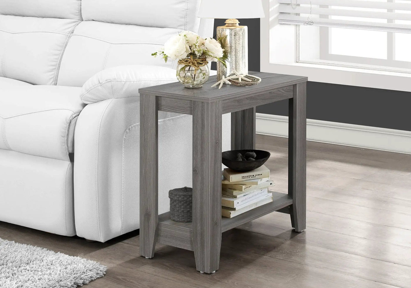 Accent Table, Side Transitional, Elegant Design by HouseOfZazla