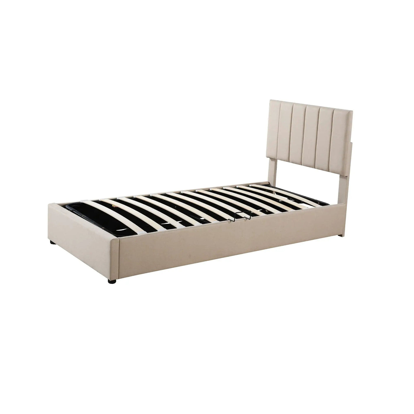 Upholstered Platform Bed With A Hydraulic Storage System by HouseOfZazla