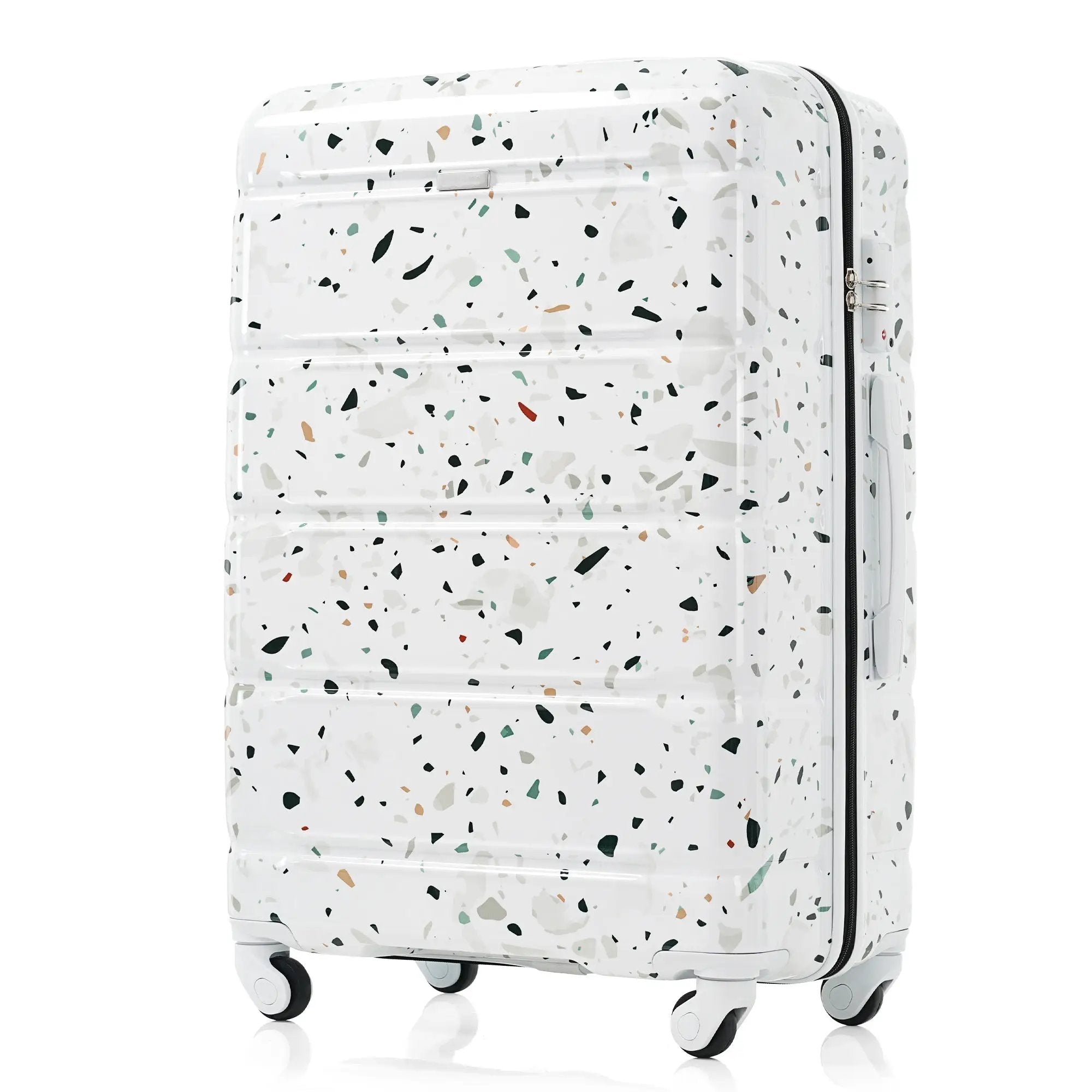 Luggage Set of 3 with USB Port and Spinner Wheels by HouseOfZazla