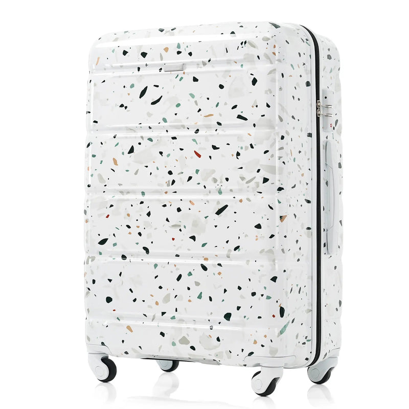 Luggage Set of 3 with USB Port and Spinner Wheels by HouseOfZazla