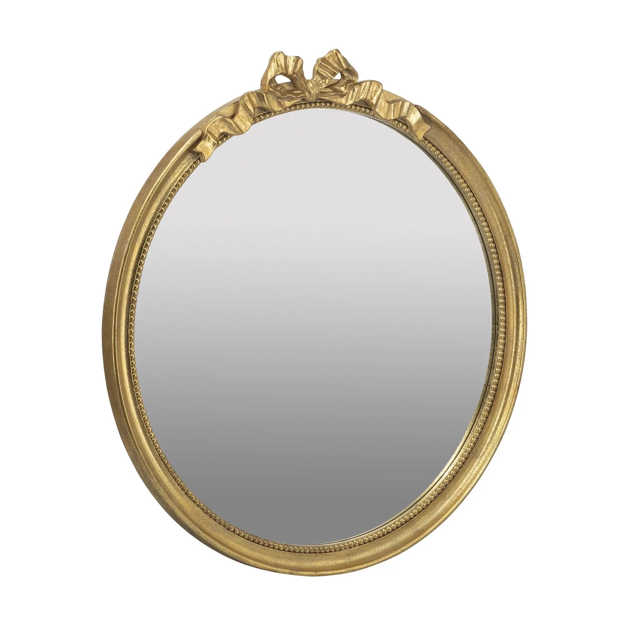 30' x 32.1' Round Decorative Wood Frame Wall Mirror by HouseOfZazla