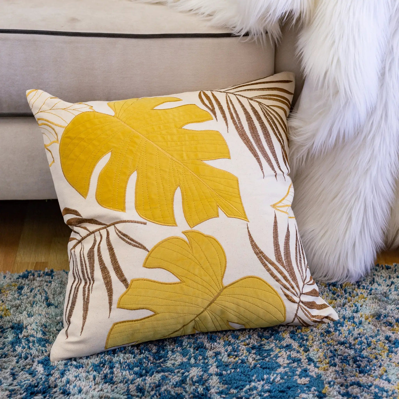 Autumn Vibes Leaf Accent Pillow - 2 Pack by HouseOfZazla