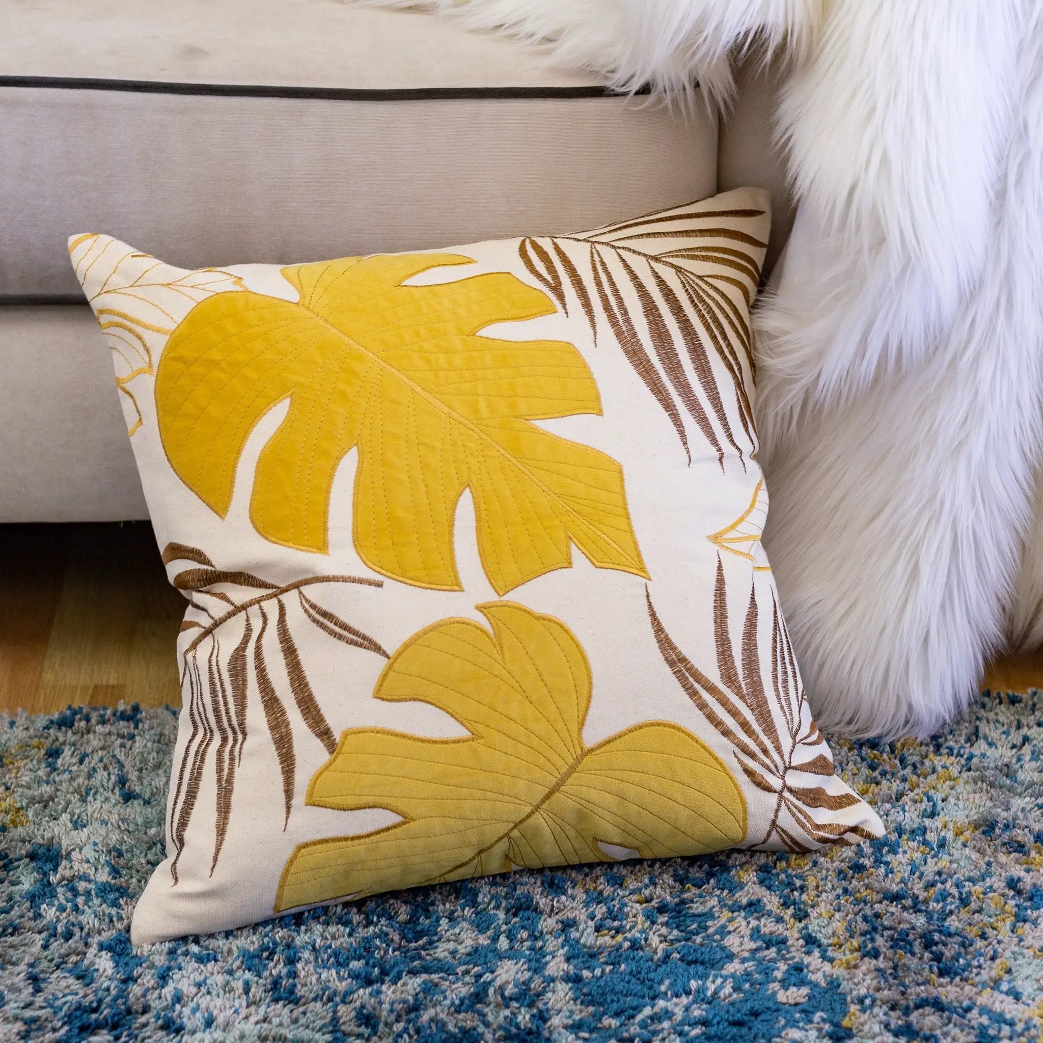 Autumn Vibes Leaf Accent Pillow - 2 Pack by HouseOfZazla