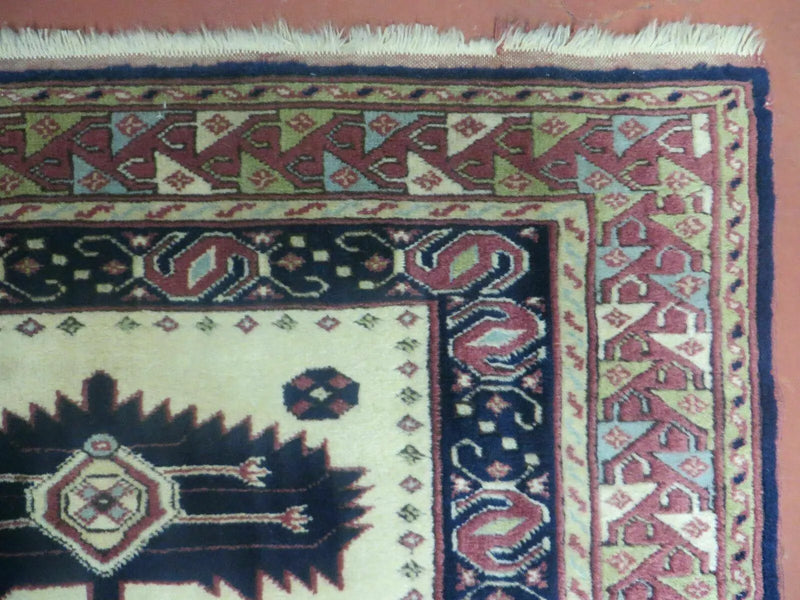 3' X 4' Vintage Handmade Turkish Geometric Oriental Wool Rug Nice by Jewel Rugs