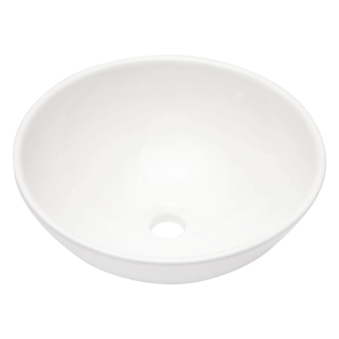 Modern Ceramic Circular Vessel Bathroom Sink by HouseOfZazla