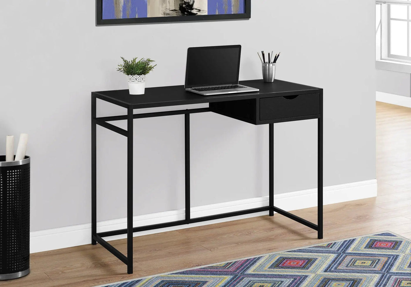 Computer Desk for Home Office, Laptop, 1 Storage Drawer, Contemporary & Modern by HouseOfZazla