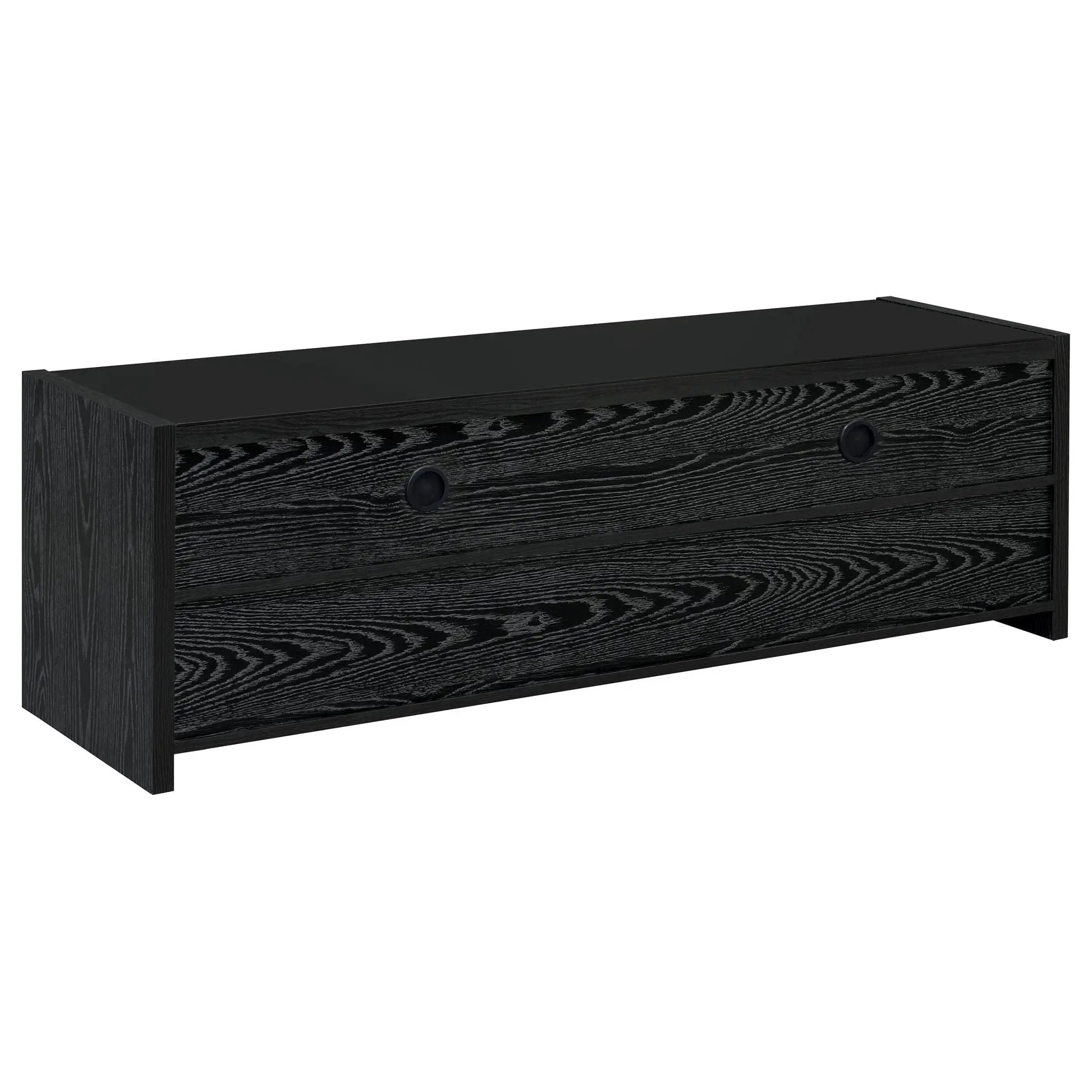 Alton 3-drawer Engineered Wood 61-inch TV Stand Black Oak by Unique Piece Furniture