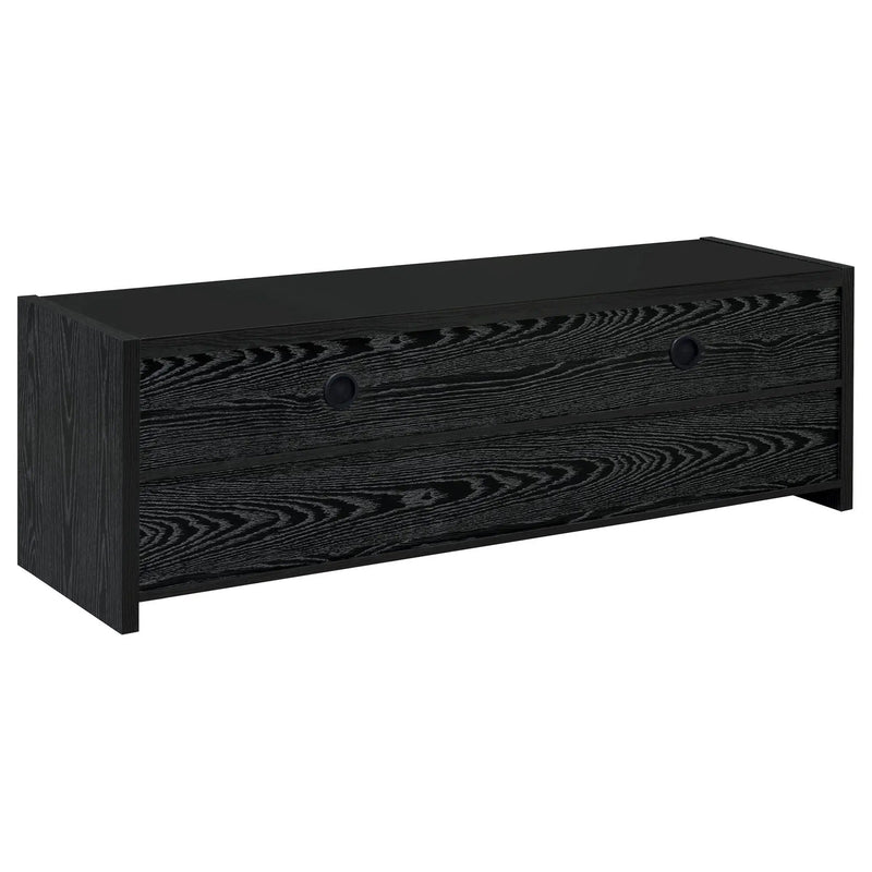 Alton 3-drawer Engineered Wood 61-inch TV Stand Black Oak by Unique Piece Furniture