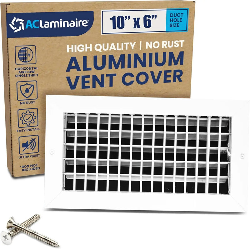 Adjustable Single Deflection Aluminum HVAC Vent Cover by HouseOfZazla