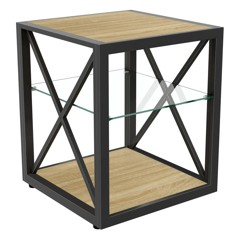 1 Piece Modern End Table Nightstand for Bedroom & Living Room by HouseOfZazla