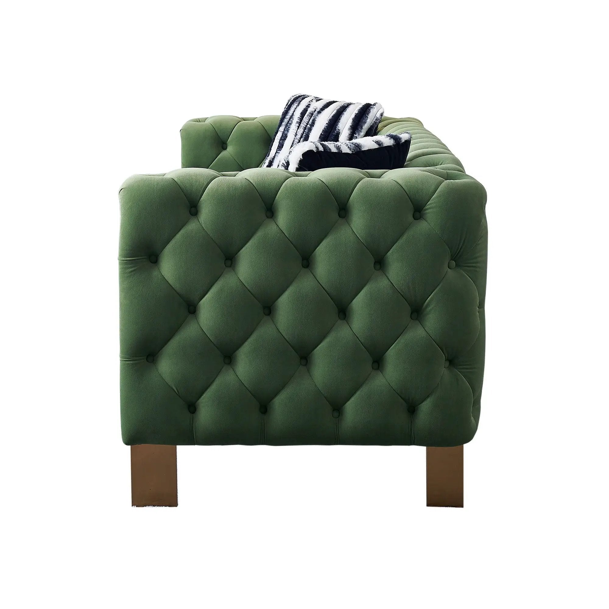 Chesterfield - Modern Tufted Living Room Sofa, 84.25''W Couch by HouseOfZazla