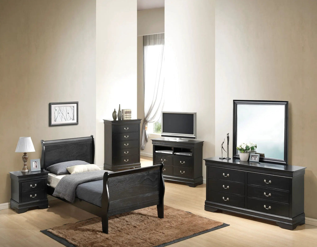 Panel Sleigh Bed by HouseOfZazla