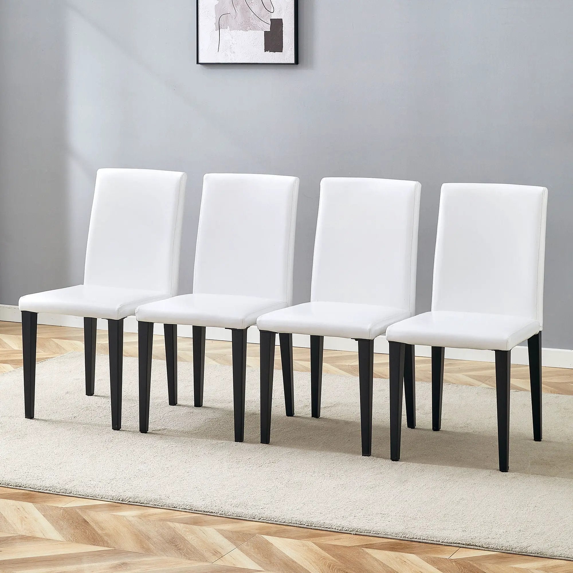 Versatile Dining Chairs With Comfortable Design And Metal Legs by Unique Piece Furniture