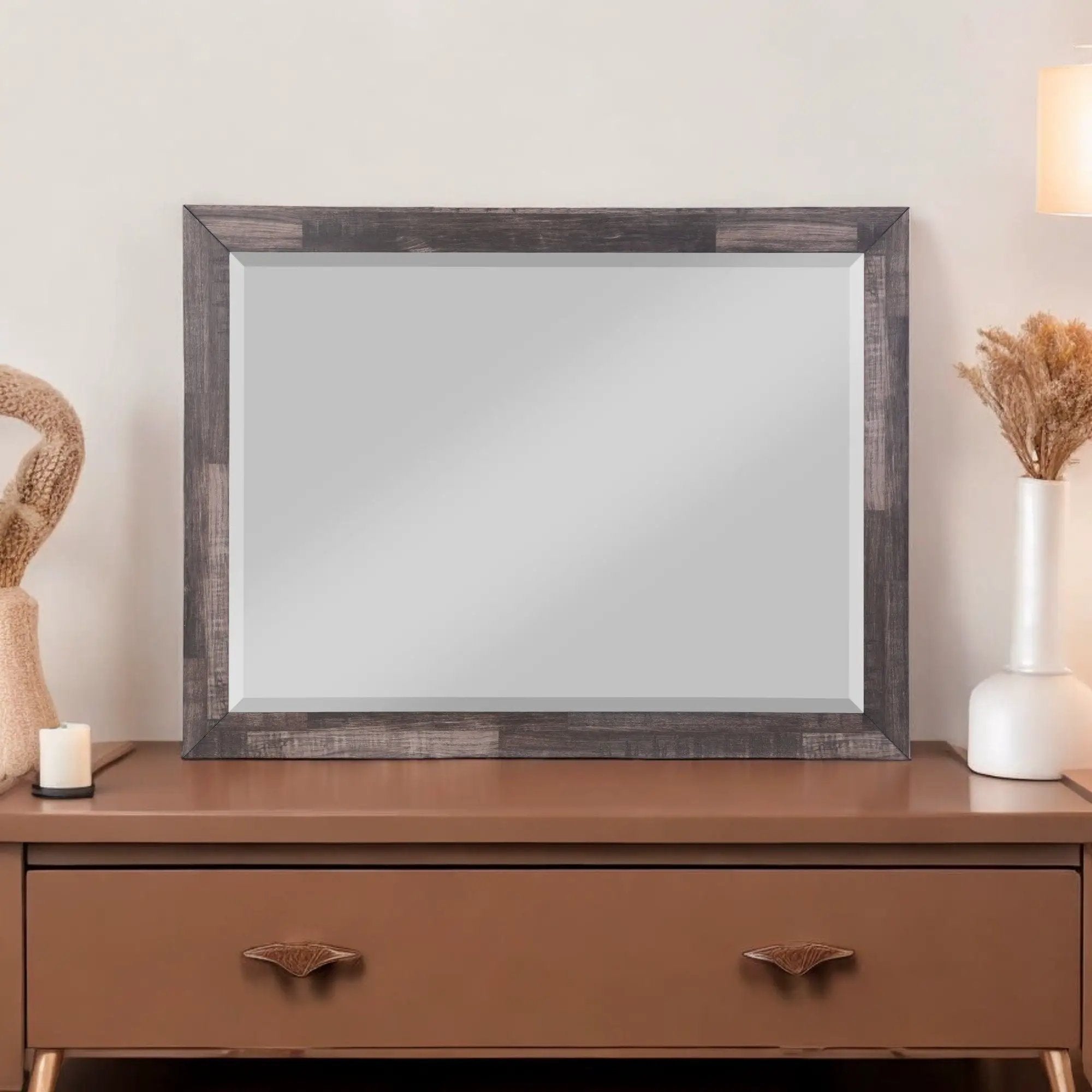 Juniper - Mirror - Dark Brown by Unique Piece Furniture
