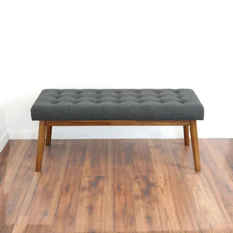 Delilah - Modern Bench - Gray by HouseOfZazla