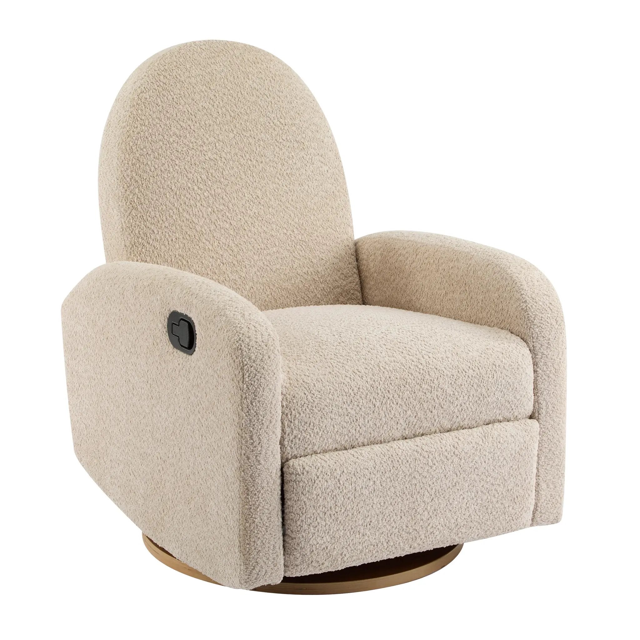 360 Swivel and Glider Recliner Chair - Almond by HouseOfZazla
