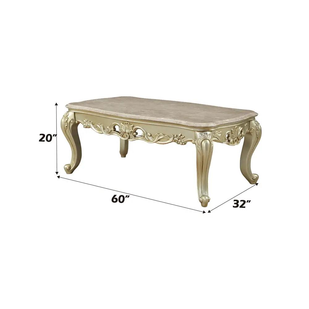 Gorsedd - Table With Marble Top by Unique Piece Furniture