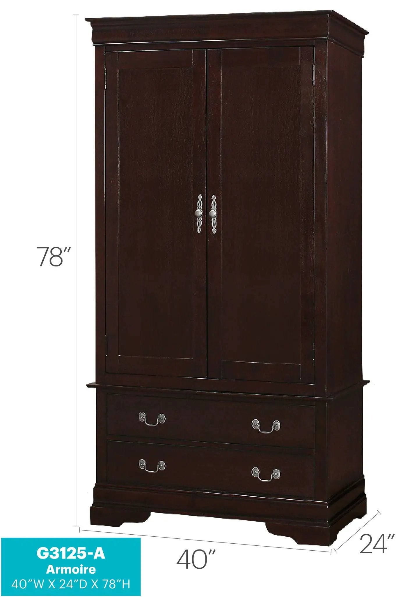 Elegant Traditional Armoire by HouseOfZazla
