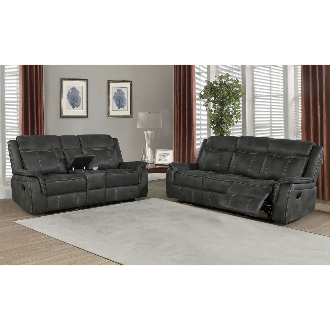 Franklin - Reclining Sofa Set by HouseOfZazla