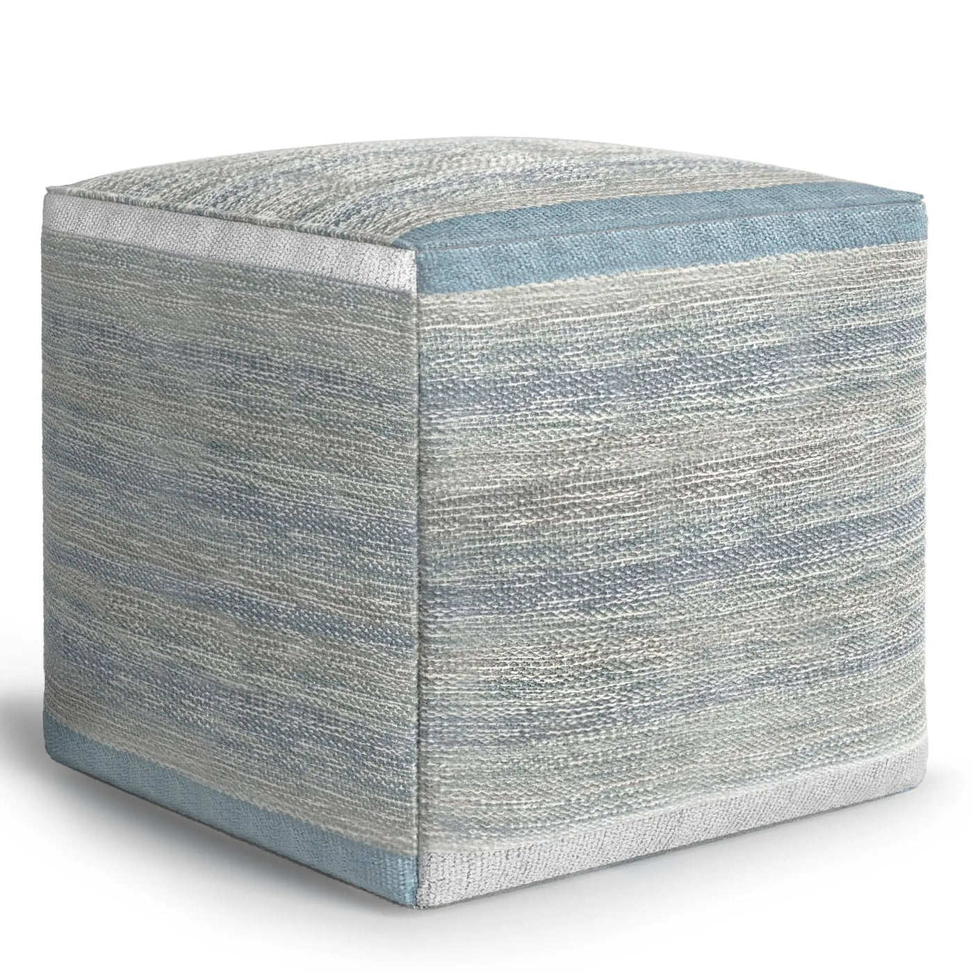 Naya - Upholstered Cube Pouf by HouseOfZazla