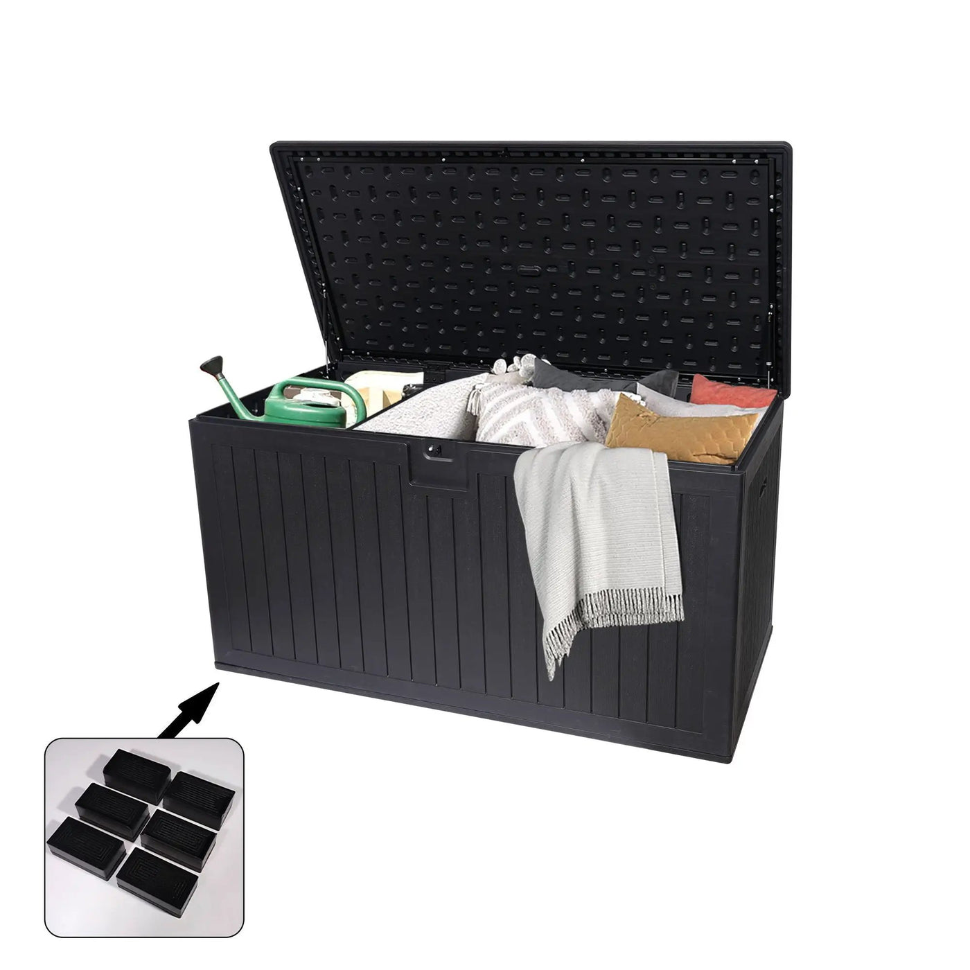 Outdoor Large Storage Box With Lockable Storage Containers by HouseOfZazla