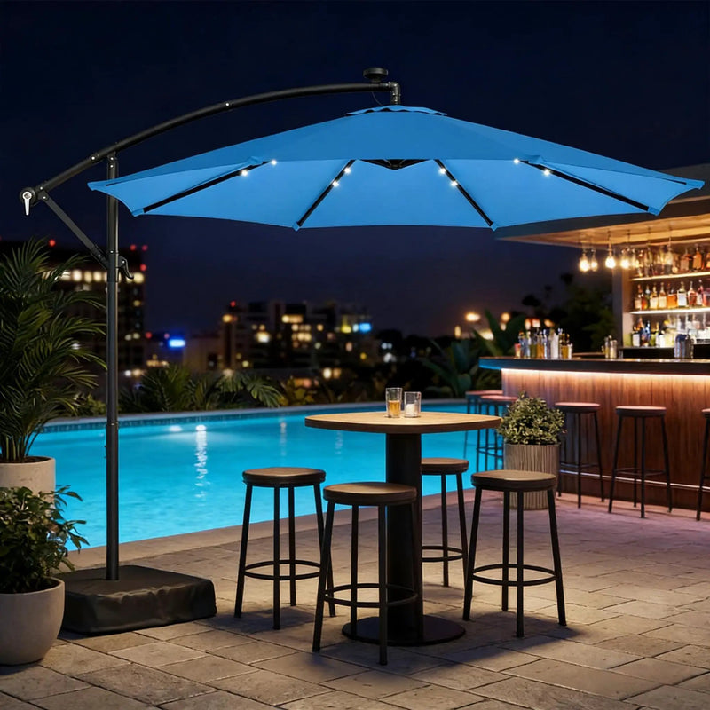 Stylish Pool Umbrella, Outdoor Cantilever Patio Umbrella by HouseOfZazla