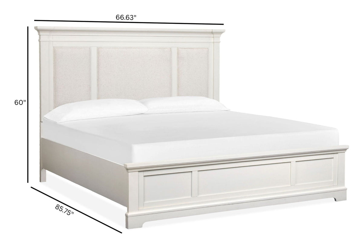 Kingston - Complete Panel Bed With Upholstered Headboard, photo 3 of 5